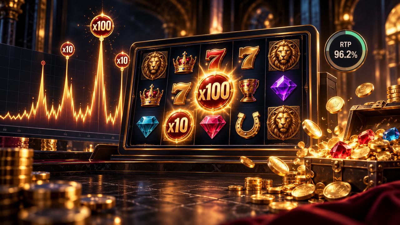 Слоты с высокой волатильностью: особенности и примеры игр